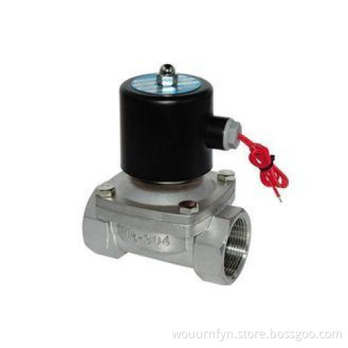 Cast Iron / SS304 IP68 Two Way Solenoid Valve DC 24V Water
